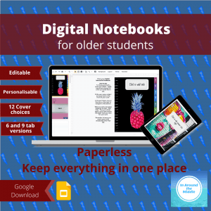 Digital Interactive Notebooks for Older Students