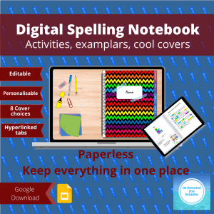 Digital Spelling Notebook for Words Their Way