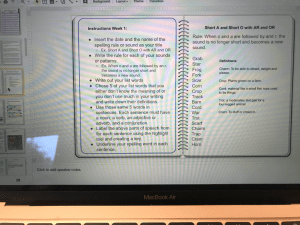 Digital Spelling Notebooks